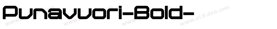 Punavuori-Bold字体转换