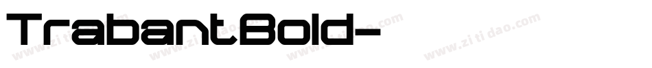 TrabantBold字体转换
