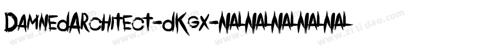DamnedArchitect-dKgx字体转换