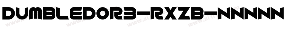 Dumbledor3-rxZB字体转换