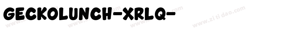 GeckoLunch-xrLq字体转换