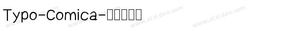 Typo-Comica字体转换