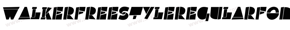 WalkerFreeStyleRegularFonty-DKR1字体转换