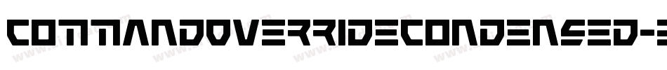 CommandOverrideCondensed-2pJw字体转换