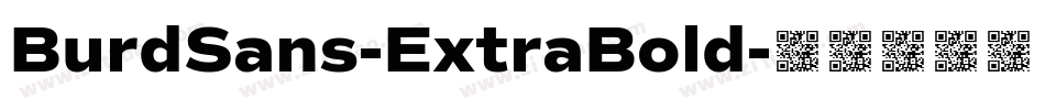 BurdSans-ExtraBold字体转换 BurdSans-ExtraBold字体转换