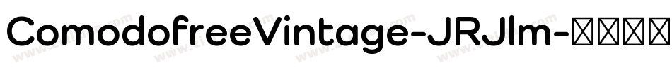ComodofreeVintage-JRJlm字体转换