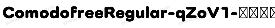 ComodofreeRegular-qZoV1字体转换