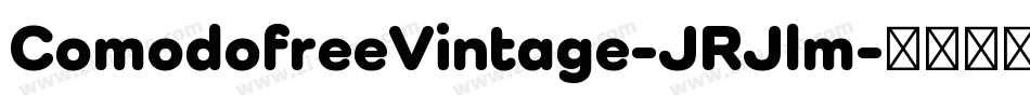 ComodofreeVintage-JRJlm字体转换