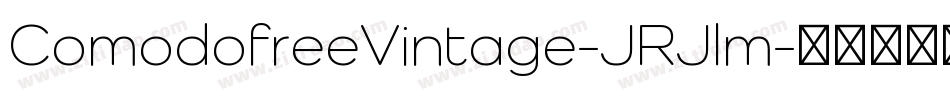 ComodofreeVintage-JRJlm字体转换