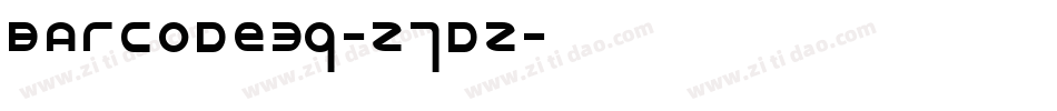 BarCode39-Z7DZ字体转换