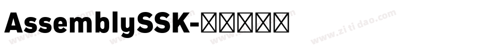 AssemblySSK字体转换