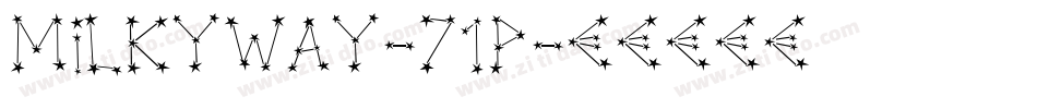 MilkyWay-71P字体转换