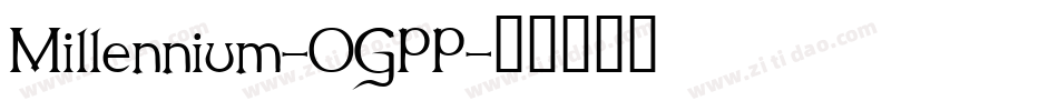 Millennium-OGPP字体转换