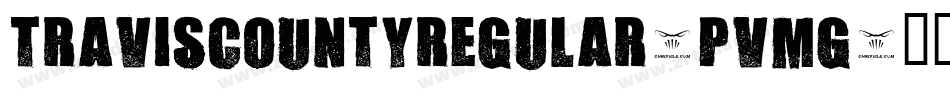 TravisCountyRegular-PvMg字体转换