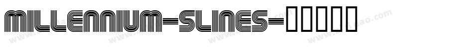 Millennium-5lines字体转换