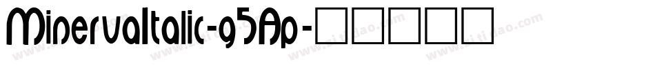 MinervaItalic-g5Ap字体转换