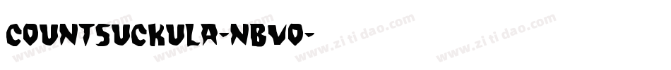 CountSuckula-nBVO字体转换