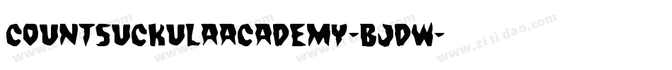 CountSuckulaAcademy-BJDw字体转换