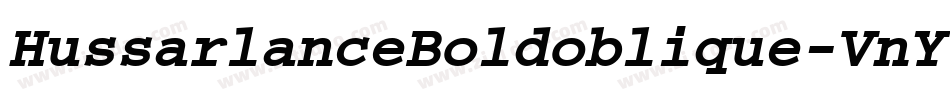 HussarlanceBoldoblique-VnY0字体转换