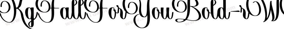 KgFallForYouBold-rWVL字体转换