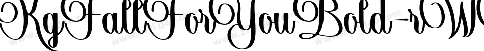 KgFallForYouBold-rWVL字体转换