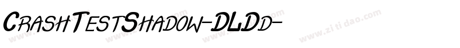 CrashTestShadow-DLDd字体转换