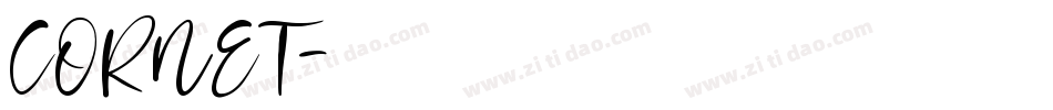 CORNET字体转换