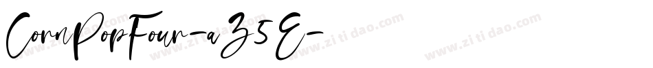 CornPopFour-aZ5E字体转换