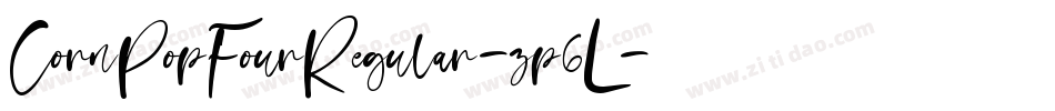 CornPopFourRegular-zp6L字体转换