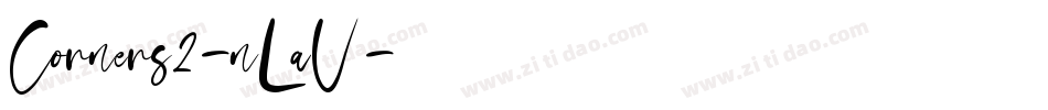 Corners2-nLaV字体转换