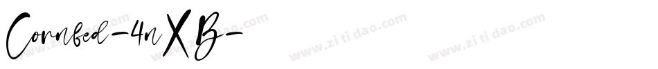 Cornfed-4nXB字体转换