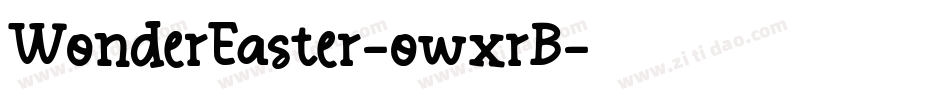 WonderEaster-owxrB字体转换