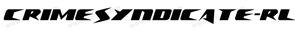 CrimeSyndicate-rLMp字体转换
