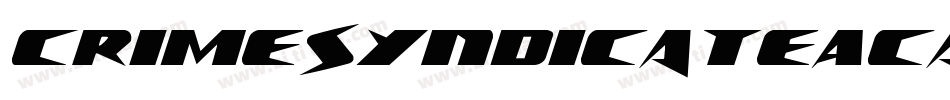 CrimeSyndicateAcademy-KLrA字体转换