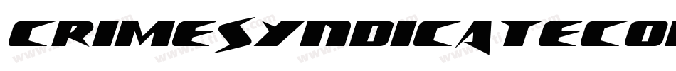 CrimeSyndicateCondensed-2pol字体转换