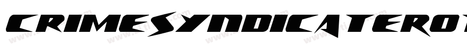 CrimeSyndicateRotalic-BMJV字体转换