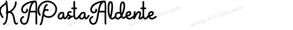 KAPastaAldente字体转换