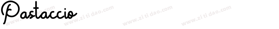 Pastaccio字体转换