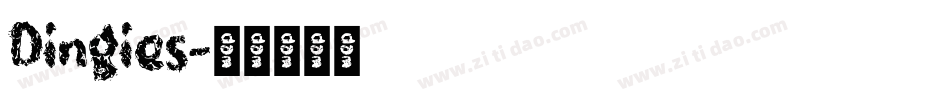 Dingies字体转换