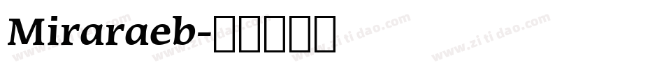 Miraraeb字体转换