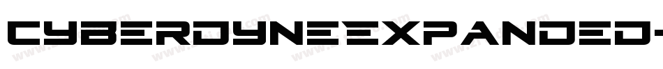 CyberdyneExpanded-7xeK字体转换