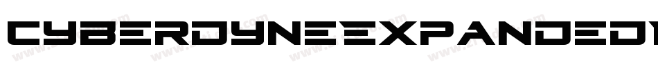 CyberdyneExpandedItalic-mzam字体转换