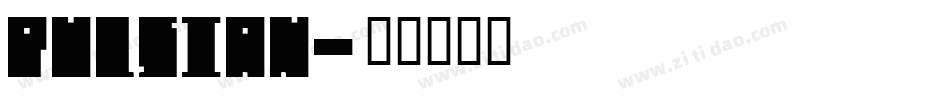 Pulsian字体转换