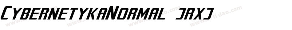 CybernetykaNormal-jrxj字体转换