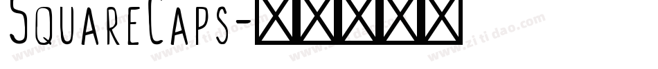 SquareCaps字体转换