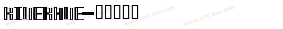 riverave字体转换