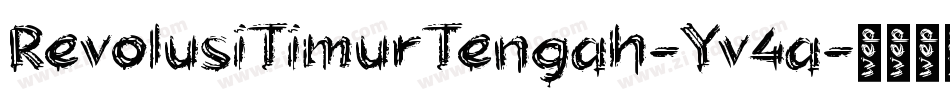 RevolusiTimurTengah-Yv4a字体转换