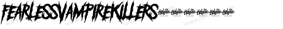 FearlessVampireKillers字体转换