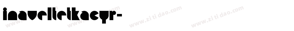 InavelTetkaCyr字体转换