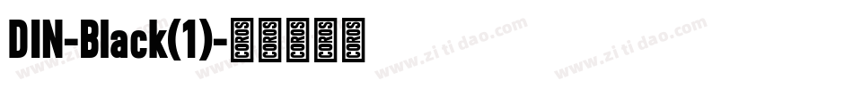DIN-Black(1)字体转换
